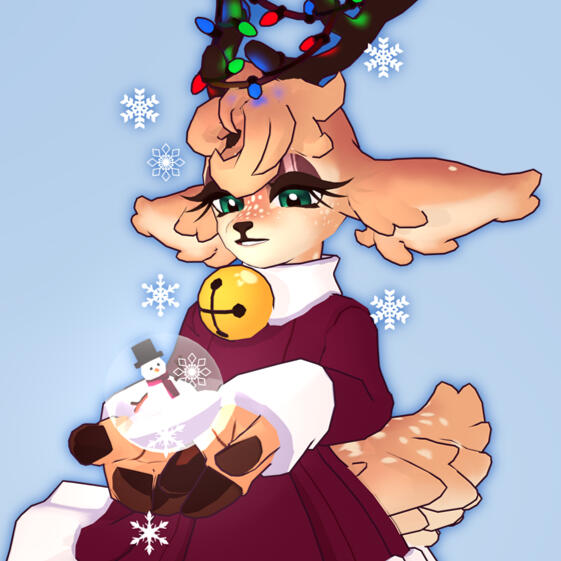 SnowDeer by Riceballer3D